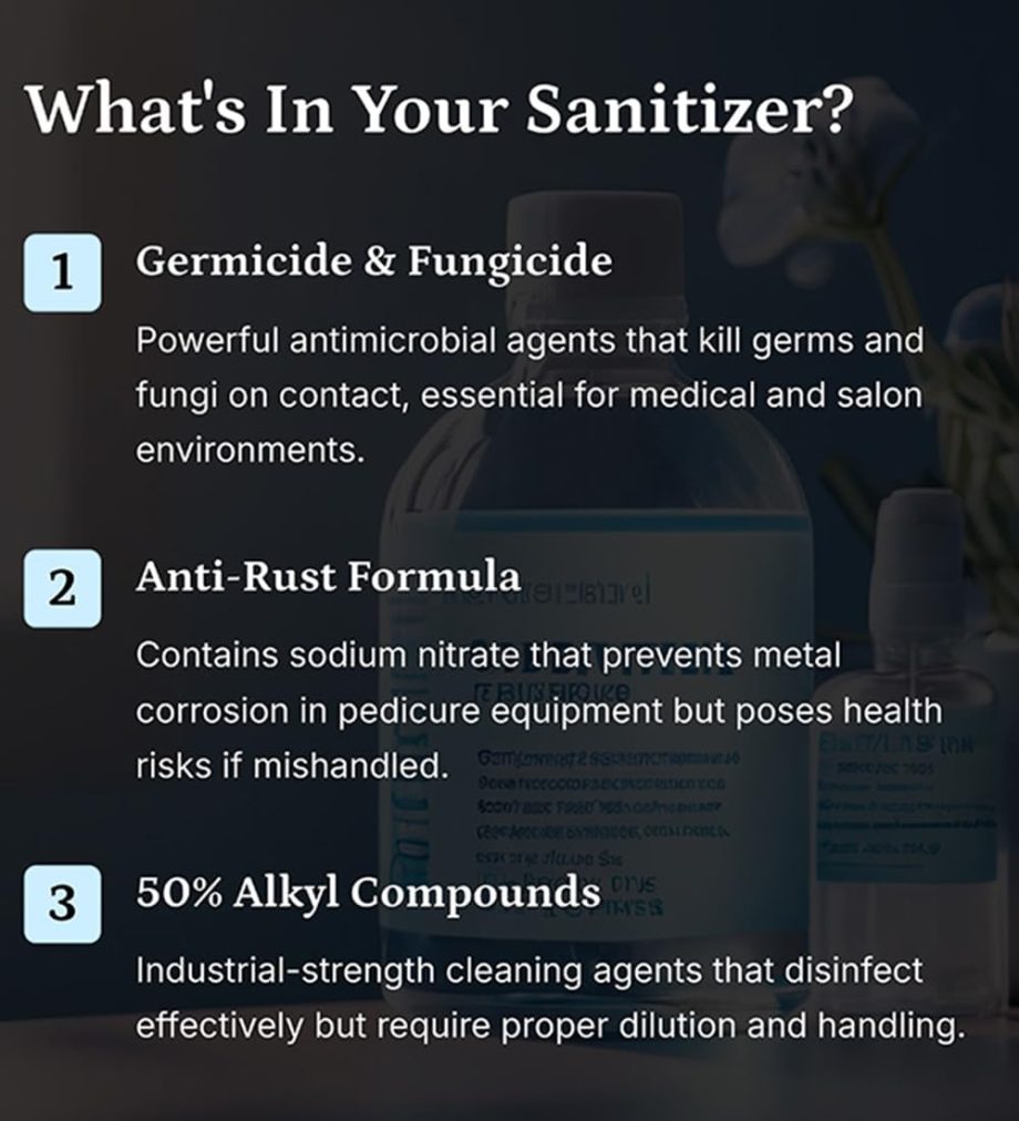 Barber Side Disinfectant Germicide Solution