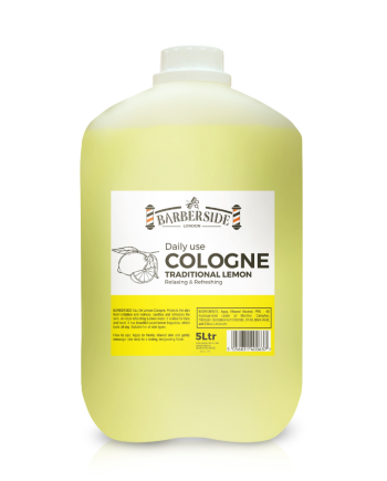Barberside Traditional Lemon Cologne – 5L (Daily Use)